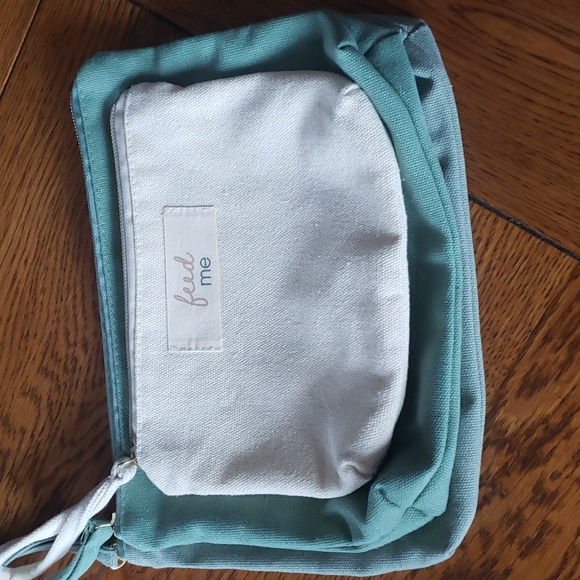 Recycled Cotton Canvas 3-Pc Pouch Set - New - Picture 10 of 12